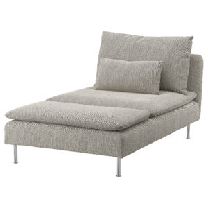 SÖDERHAMN Chaiselongue, Viarp beige/marrón